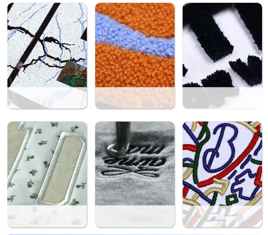 Unlimited Embroidery & Printing Options