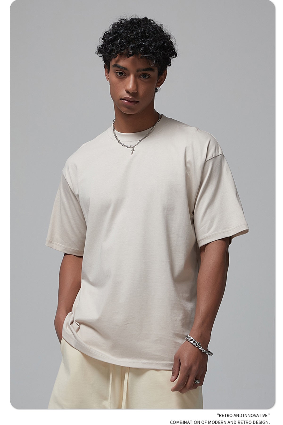 8801# Oversize 100% Cotton T-Shirt 190gsm